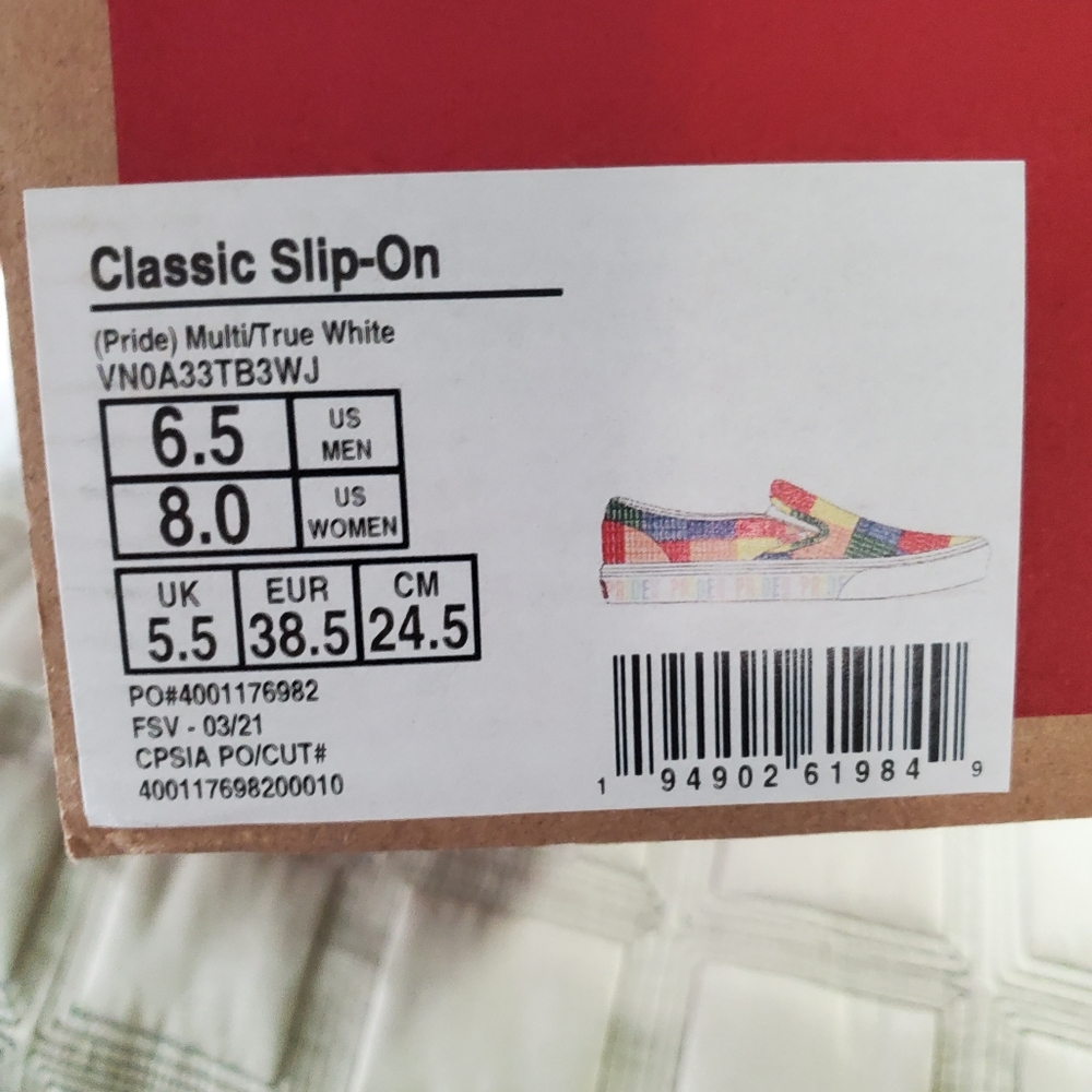 Vans Pride Classic slip-on multi/true - Picture 14 of 15